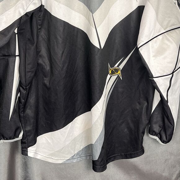 Vintage MSR NXT Racing Jersey Mens L Gray /Black  Padded Elbows Motocross Racing - Picture 9 of 15